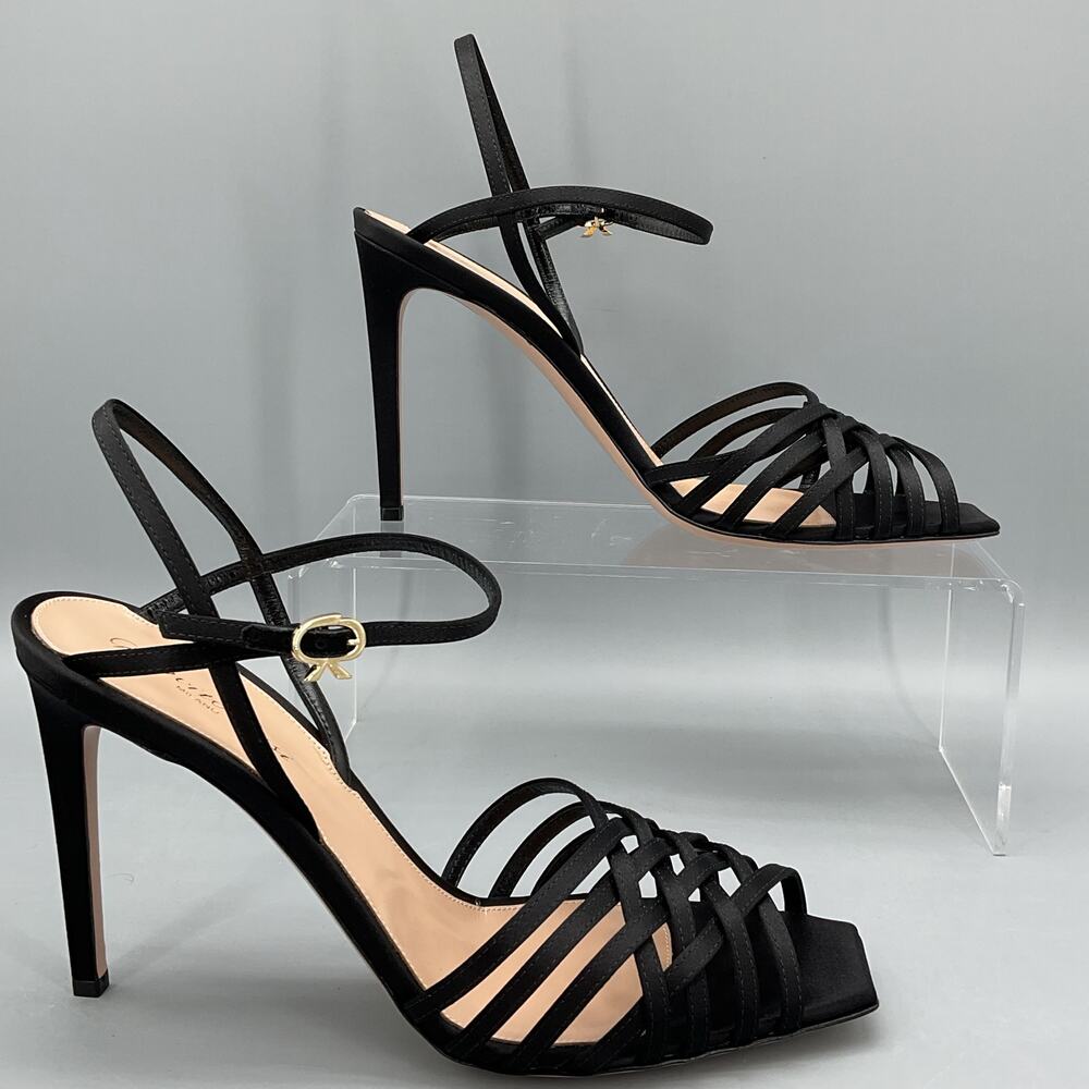 NEW Gianvito Rossi Women’s Kerry Sandals Black Size US 11/IT 41